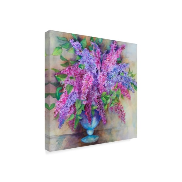 Joanne Porter 'A Varity Of Lilacs' Canvas Art,18x18